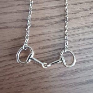 Horse Bit Necklace - gold